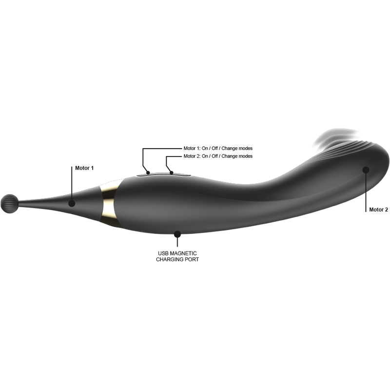 IBIZA - INTERCHANGEABLE CLITORAL STIMULATOR AND PULSATION G SPOT VIBRATOR - Image 3