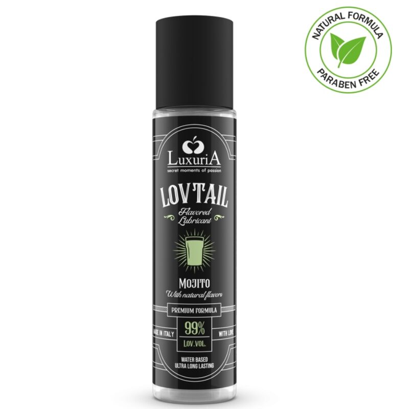 INTIMATELINE – LUXURIA WATER BASED LOVTAIL LUBRICANT MOJITO 60 ML