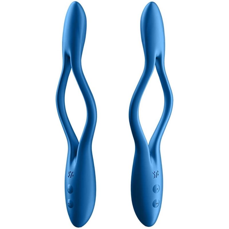 SATISFYER – ELASTIC GAME MULTI VIBRATOR BLUE