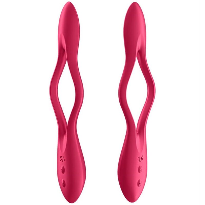 SATISFYER – ELASTIC JOY MULTI VIBRATOR RED