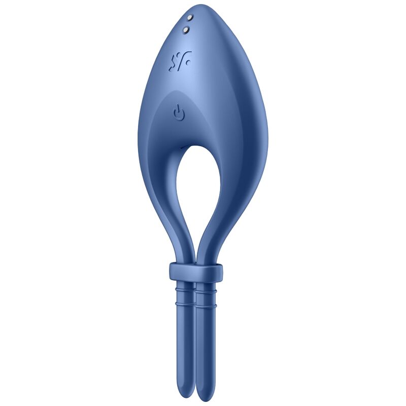 SATISFYER – BULLSEYE RING VIBRATOR APP BLUE
