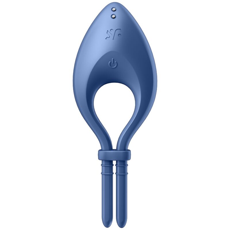 SATISFYER – BULLSEYE RING VIBRATOR APP BLUE