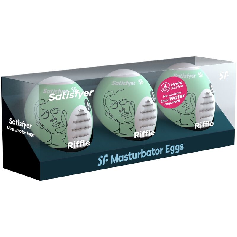 SATISFYER – 3 MASTURBATOR EGGS RIFFLE
