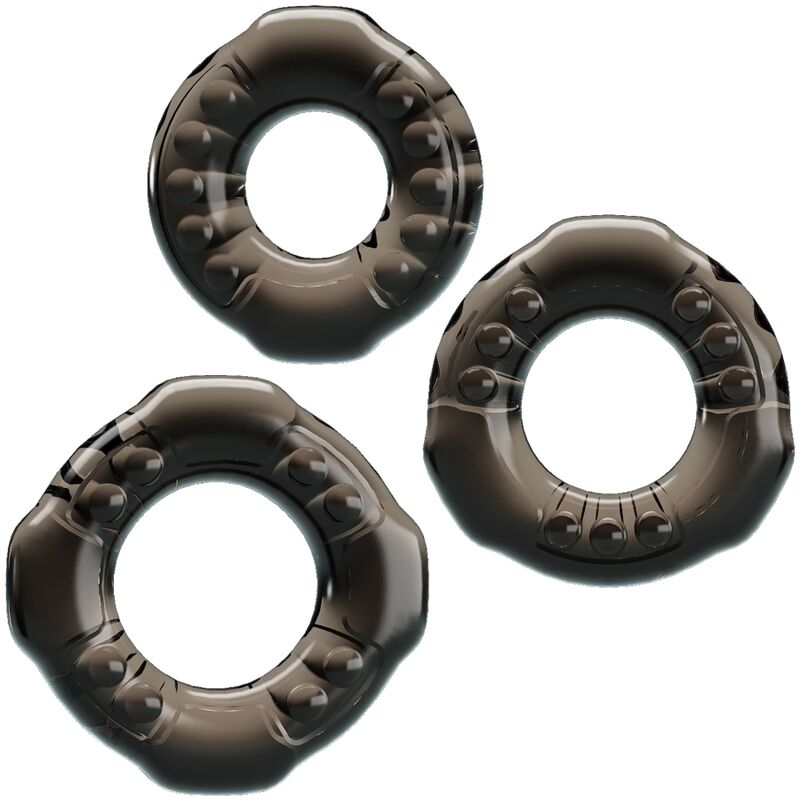BAILE – COCK RINGS YVONNE SET 3 PENIS RINGS