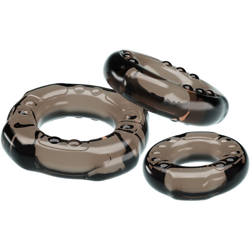 BAILE – COCK RINGS YVONNE SET 3 PENIS RINGS