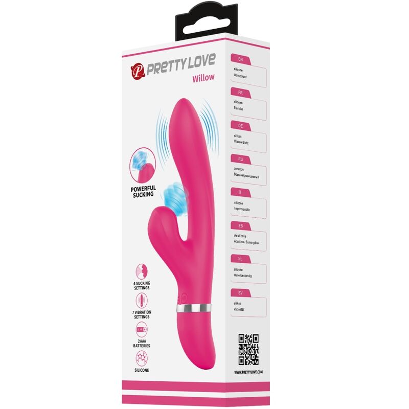 PRETTY LOVE - WILLOW RABBIT VIBRATOR AND SUCTION - Image 4