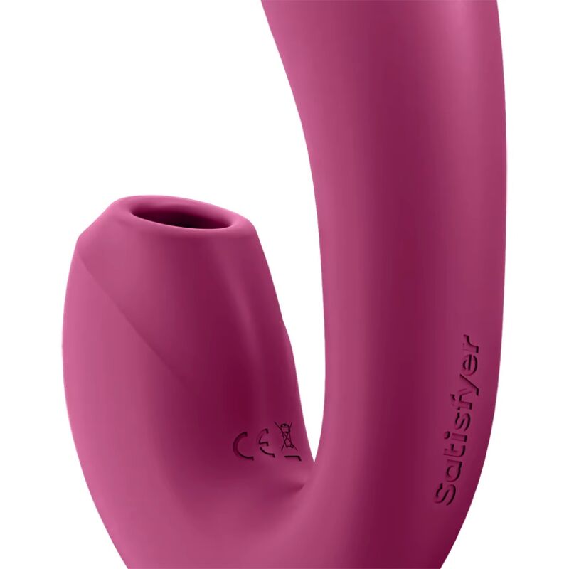 SATISFYER – SUNRAY STIMULATOR AND VIBRATOR APP RED