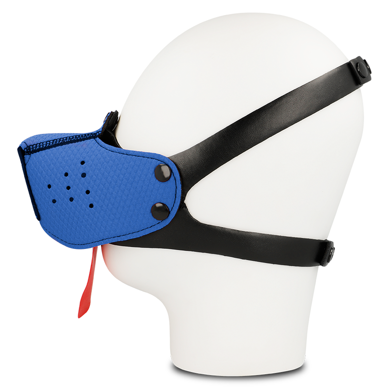 OHMAMA FETISH DOG MUZZLE – BLUE