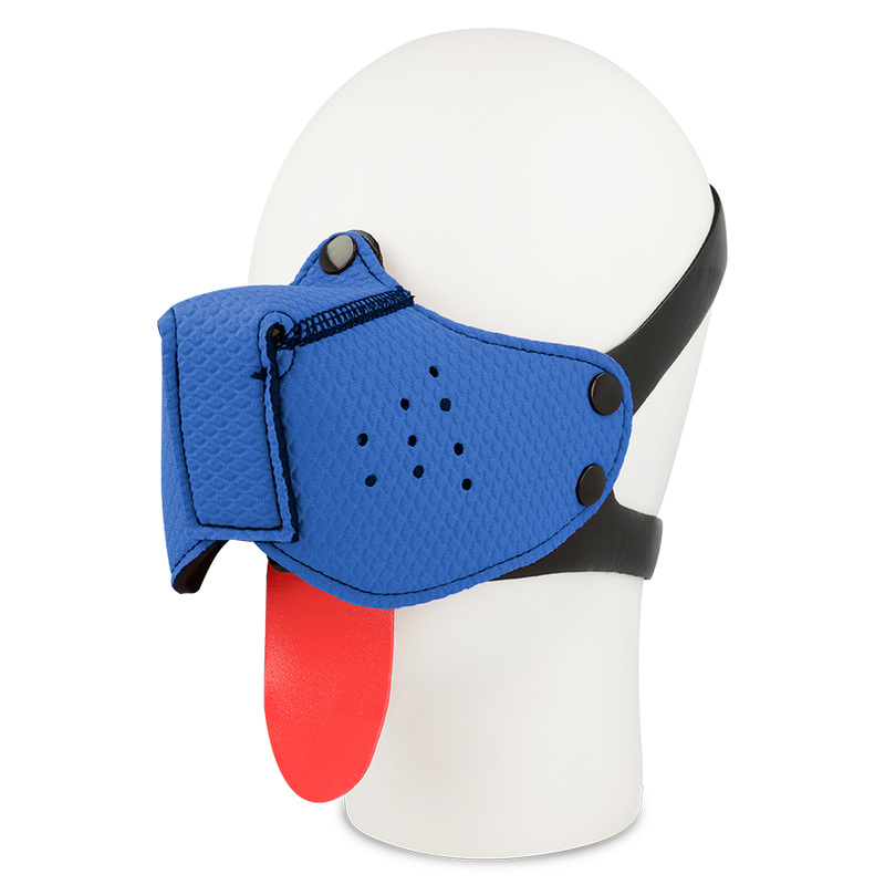 OHMAMA FETISH DOG MUZZLE – BLUE