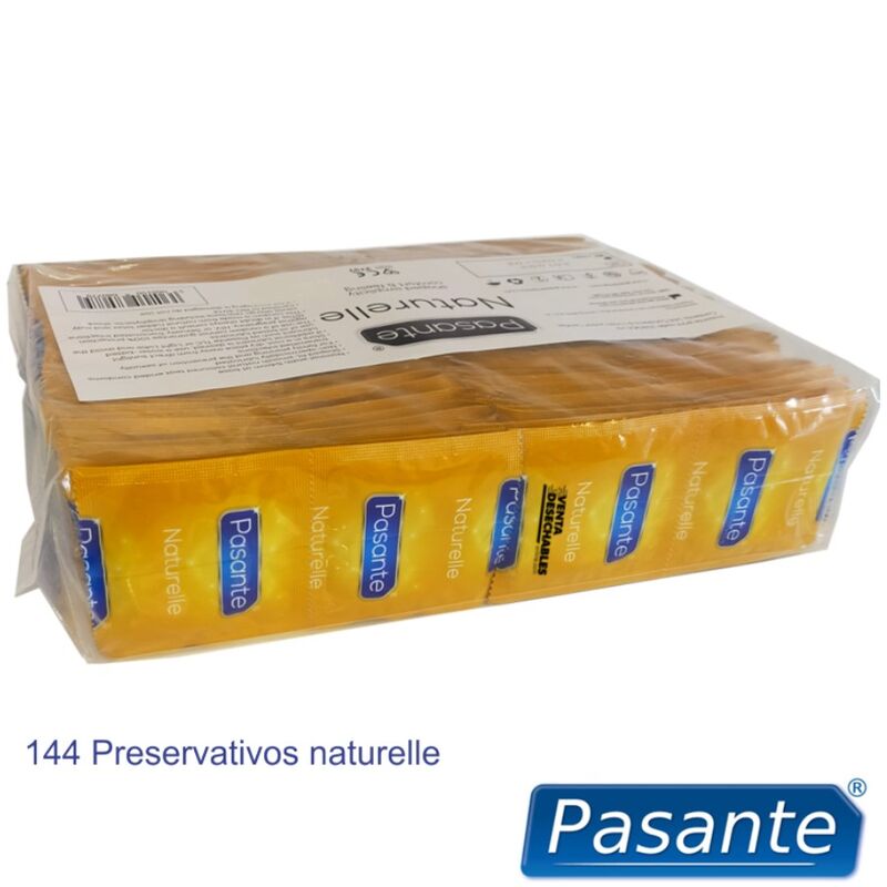 PASANTE – CONDOMS NATURELLE BAG 144 UNITS