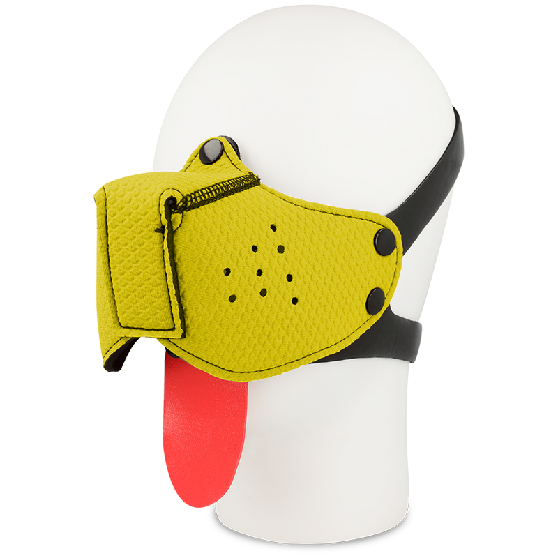 OHMAMA FETISH DOG MUZZLE – YELLOW
