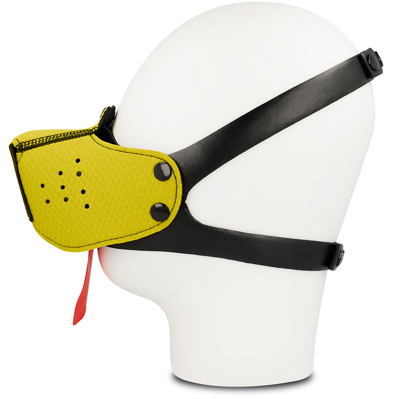 OHMAMA FETISH DOG MUZZLE – YELLOW