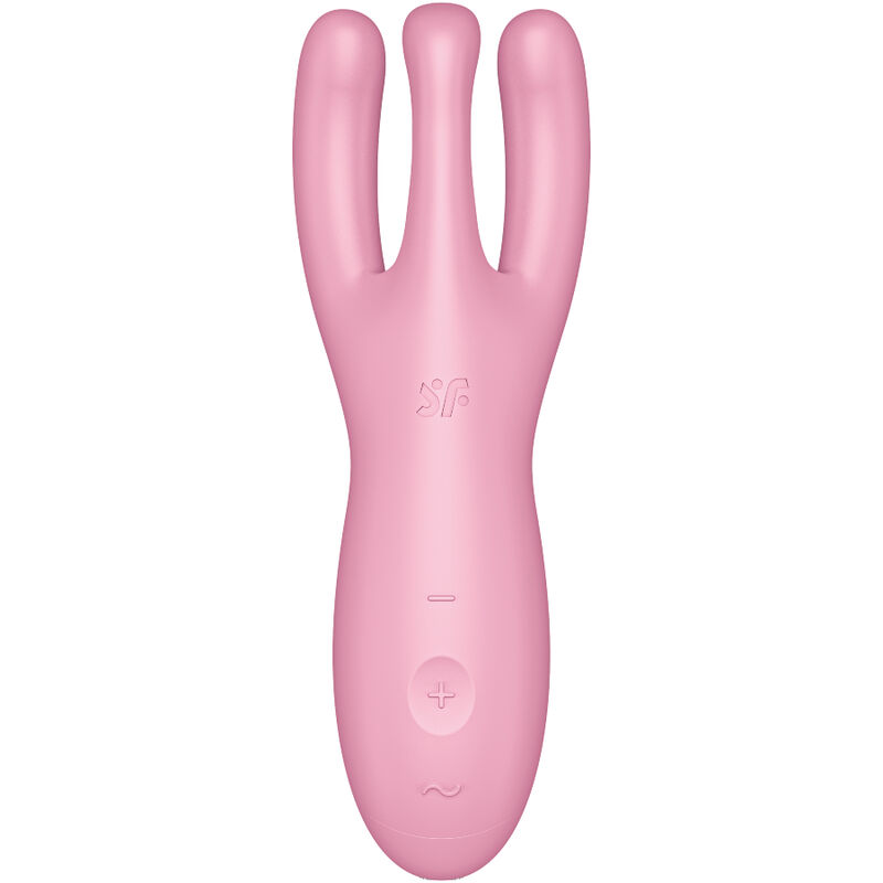 SATISFYER THREESOME 4 VIBRADOR APP – ROSA