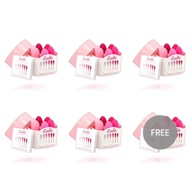 LESLIE – KEGEL FIT PELVIC MUSCLE TRAINING SET 6 WEIGHTS 5+1 FREE