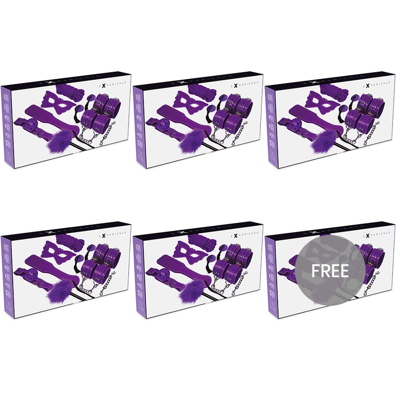 EXPERIENCE – BDSM FETISH KIT PURPLE SERIES 5+1 FREE
