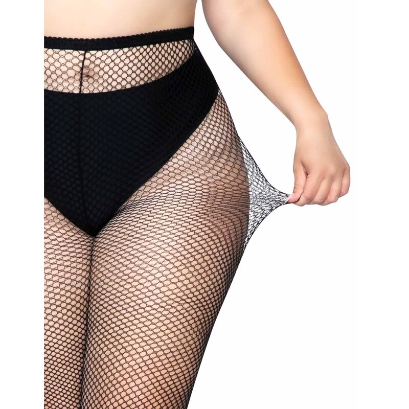LEG AVENUE – FISHNET PANTYHOSE PLUS SIZE