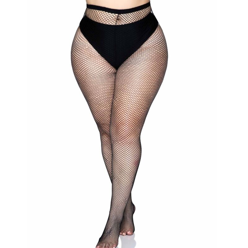 LEG AVENUE – BACKSEAM PANTYHOSE BLACK PLUS SIZE