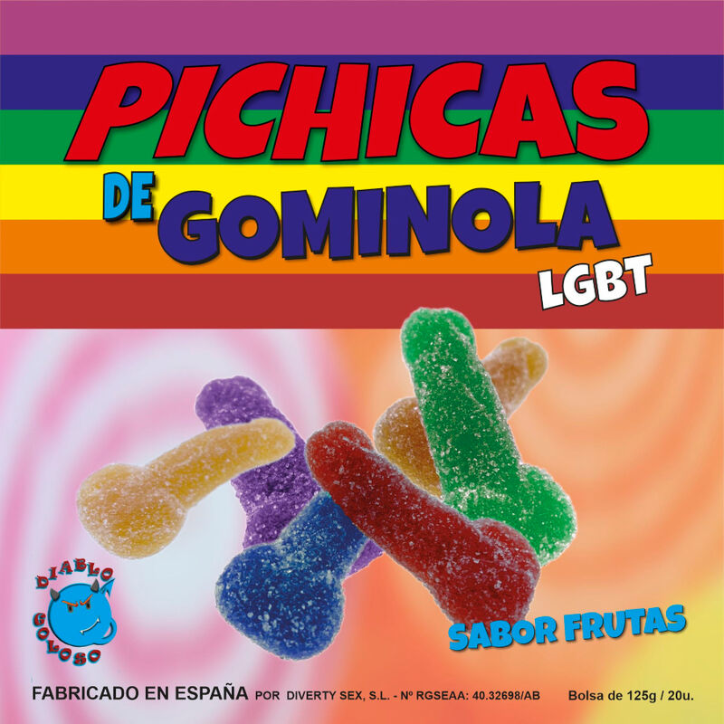 PRIDE – GUMMY PENIS FRUITS WITH SUGAR LGBT