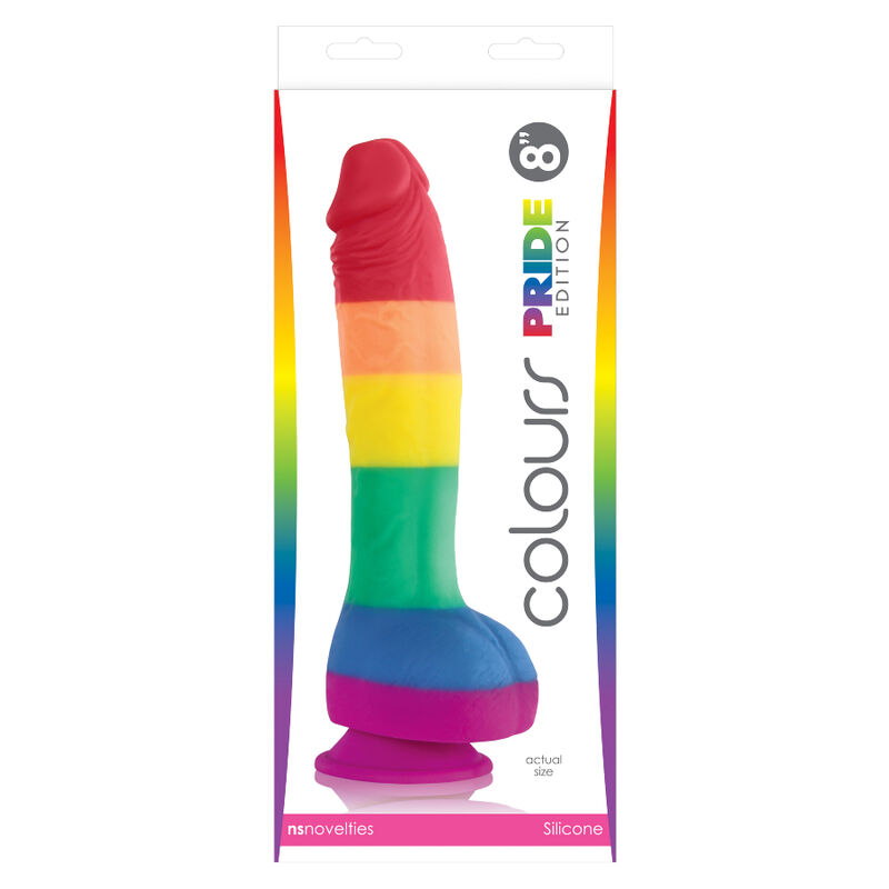 PRIDE – LGBT FLAG DILDO 19 CM