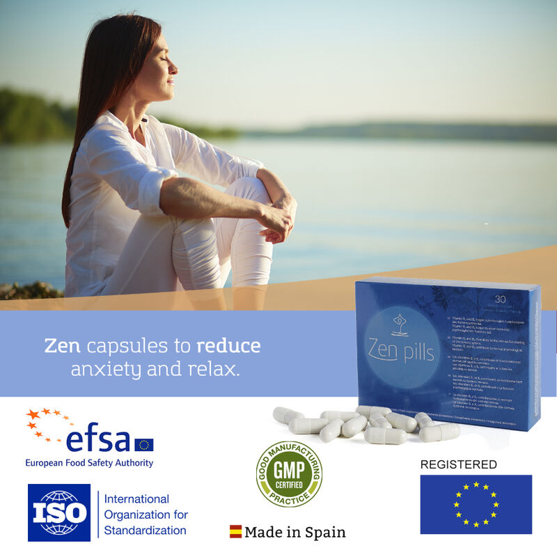 500 COSMETICS – ZEN PILLS CAPSULES TO REDUCE ANXIETY