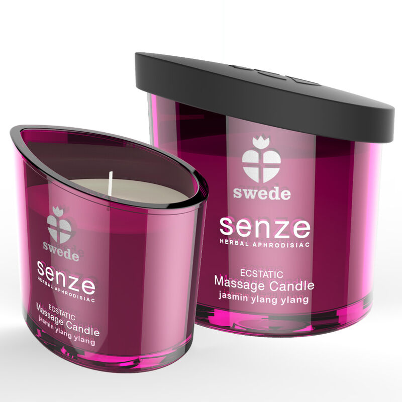 SWEDE – SENZE ECSTATIC MASSAGE CANDLE – JASMINE, YLANG YLANG