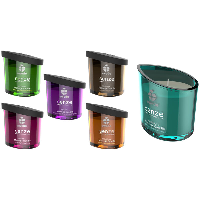 SWEDE – SENZE ECSTATIC MASSAGE CANDLE – JASMINE, YLANG YLANG