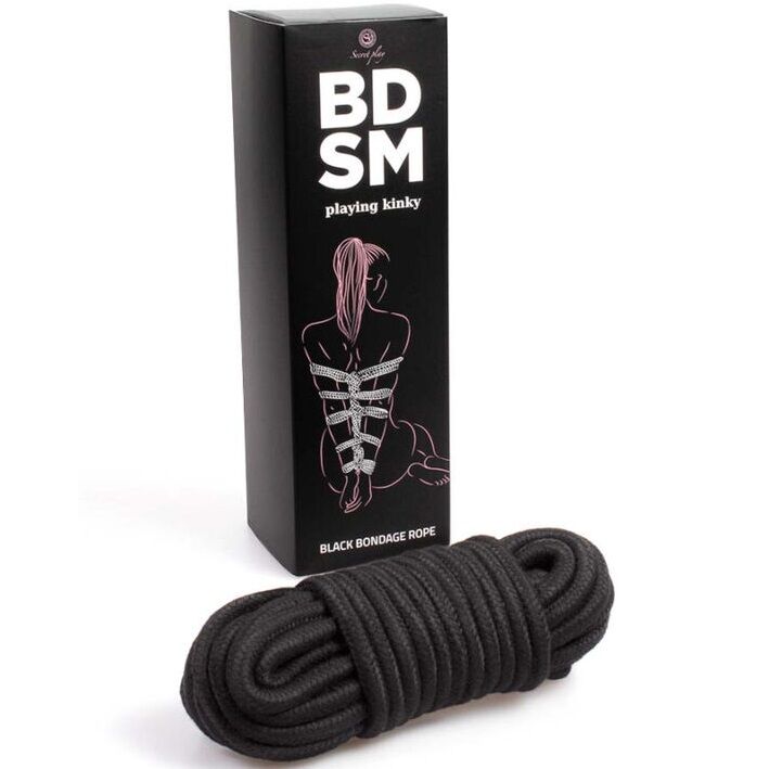 SECRETPLAY – BLACK BONDAGE ROPE BDSM COLLECTION