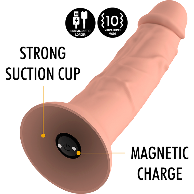 MYTHOLOGY – ASHER ORIGINAL DILDO M – VIBRATOR COMPATIBLE WITH WATCHME WIRELESS TECHNOLOGY