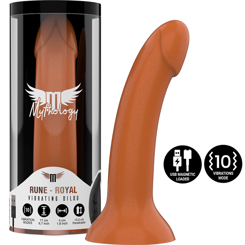 MYTHOLOGY – RUNE ROYAL DILDO M – VIBRATOR WATCHME WIRELESS TECHNOLOGY COMPATIBLE