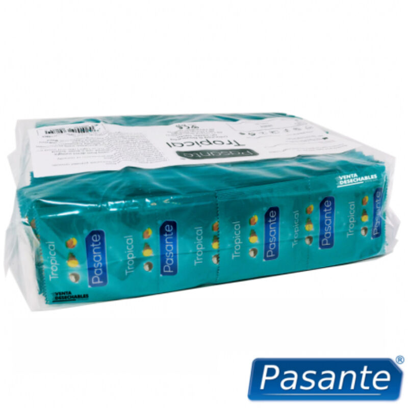 PASANTE – CONDOMS TROPICAL BAG 144 UNITS