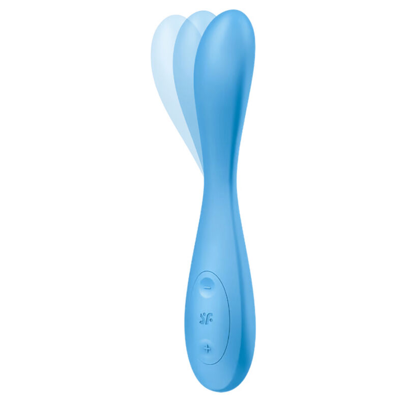 SATISFYER – G-SPOT FLEX 4+ MULTI VIBRATOR APP BLUE