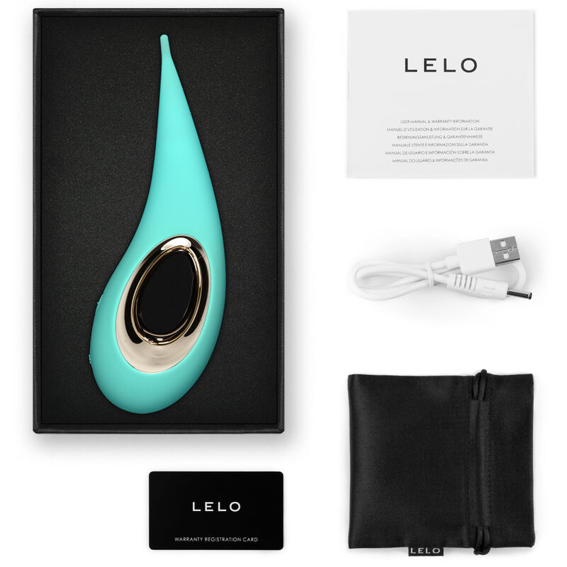 LELO – DOT CLITORIS STIMULATOR – AQUA GREEN
