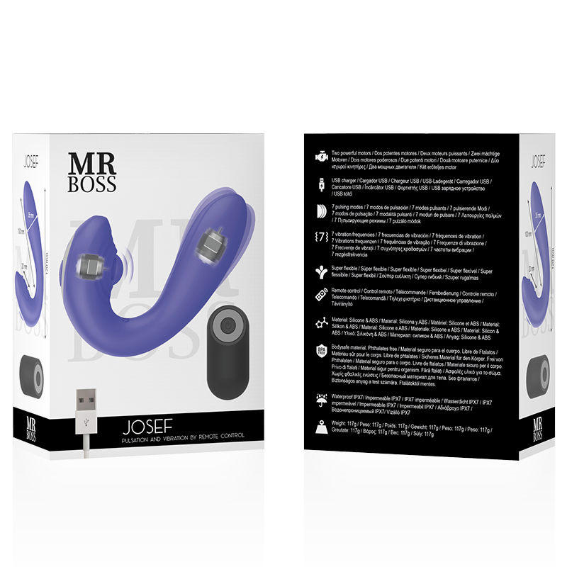 MR BOSS – JOSEF PULSATION  VIBRATION REMOTE CONTROL FOR COUPLES