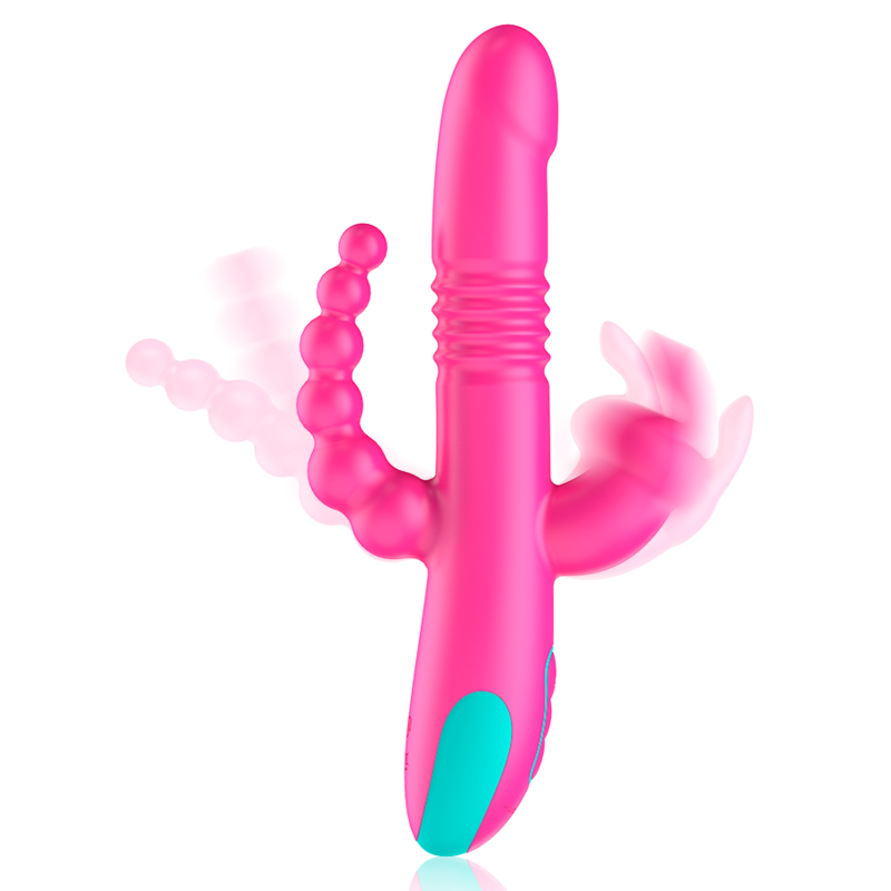 HAPPY LOKY – DONALD TRIPLE STIMULATION: ANAL, G-SPOT  CLITORAL WATCHME WIRELESS TECHNOLOGY COMPATIBLE