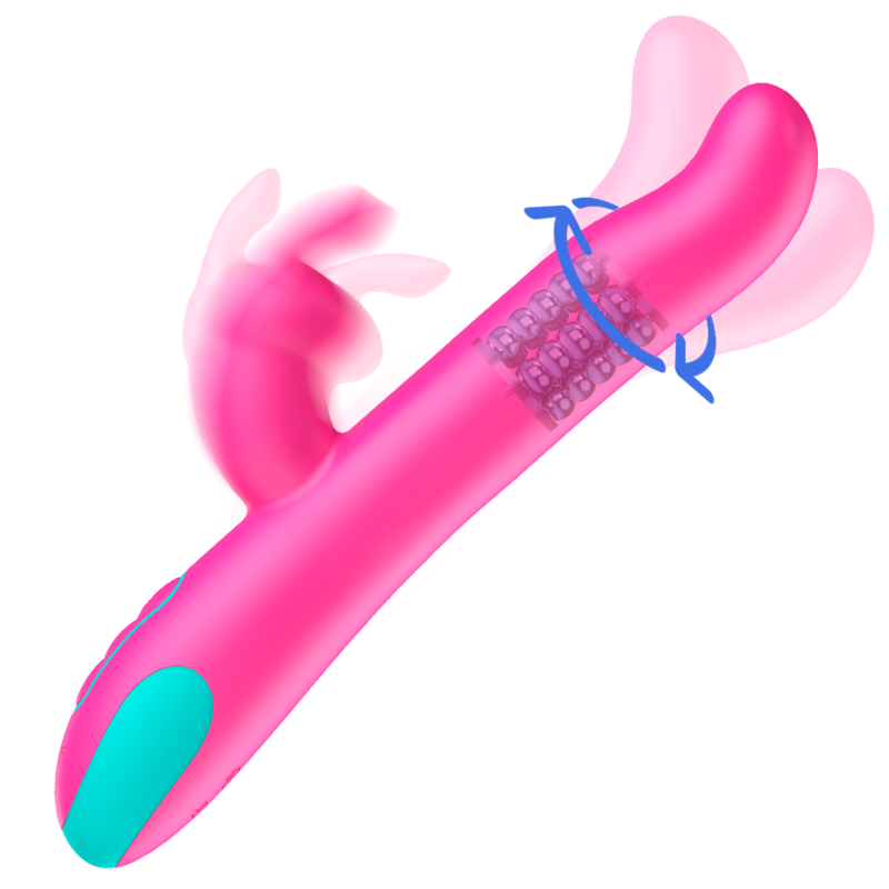 HAPPY LOKY - PLUTO RABBIT VIBRATOR  ROTATOR WATCHME WIRELESS TECHNOLOGY COMPATIBLE - Image 3