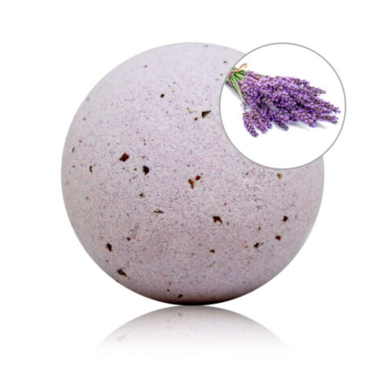 TALOKA – LAVENDER SCENTED BATH BOMB WITH ROSE PETALS