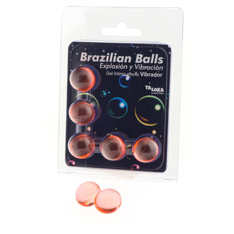 TALOKA – 5 BRAZILIAN BALLS VIBRATING EFFECT EXCITING GEL
