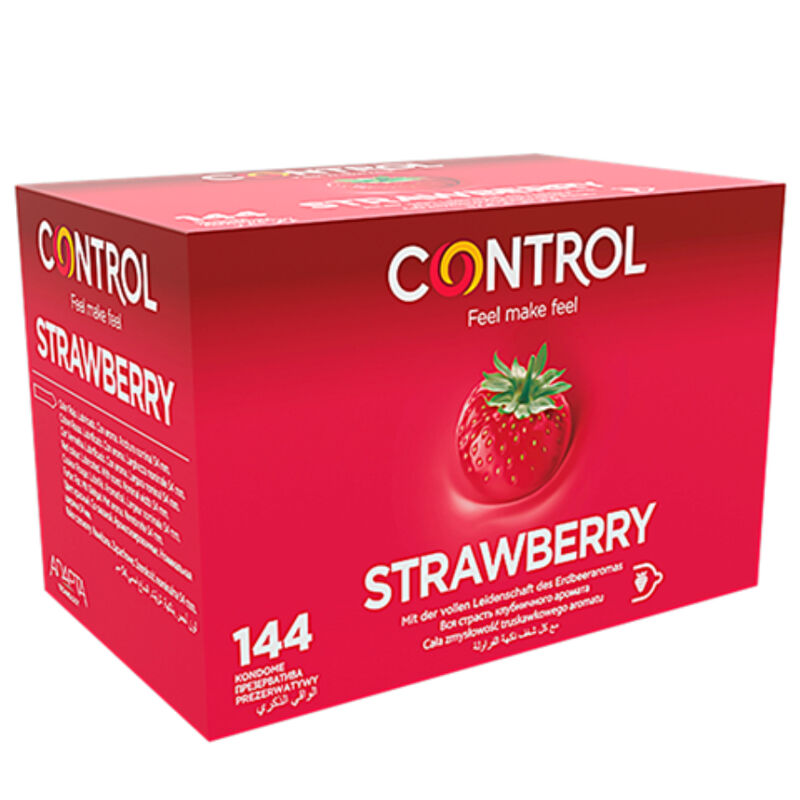 CONTROL – ADAPTA STRAWBERRY CONDOMS 144 UNITS