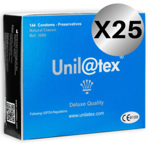UNILATEX – NATURAL PRESERVATIVES PACK 25 X 144 UNITS