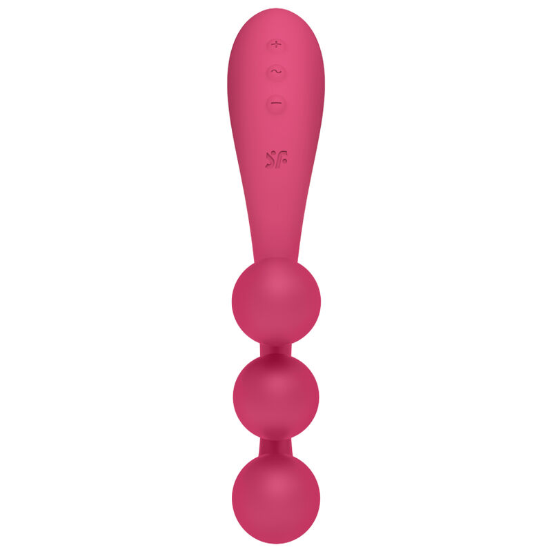 SATISFYER – TRI BALL 1 MULTI VIBRATOR RED