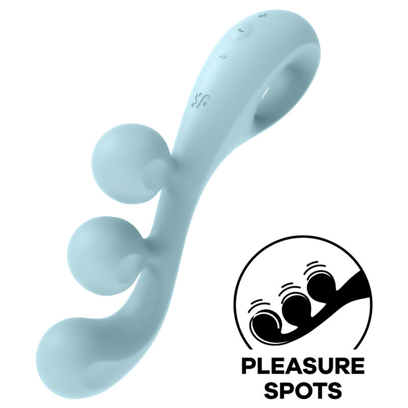SATISFYER – TRI BALL 2 MULTI VIBRATOR BLUE