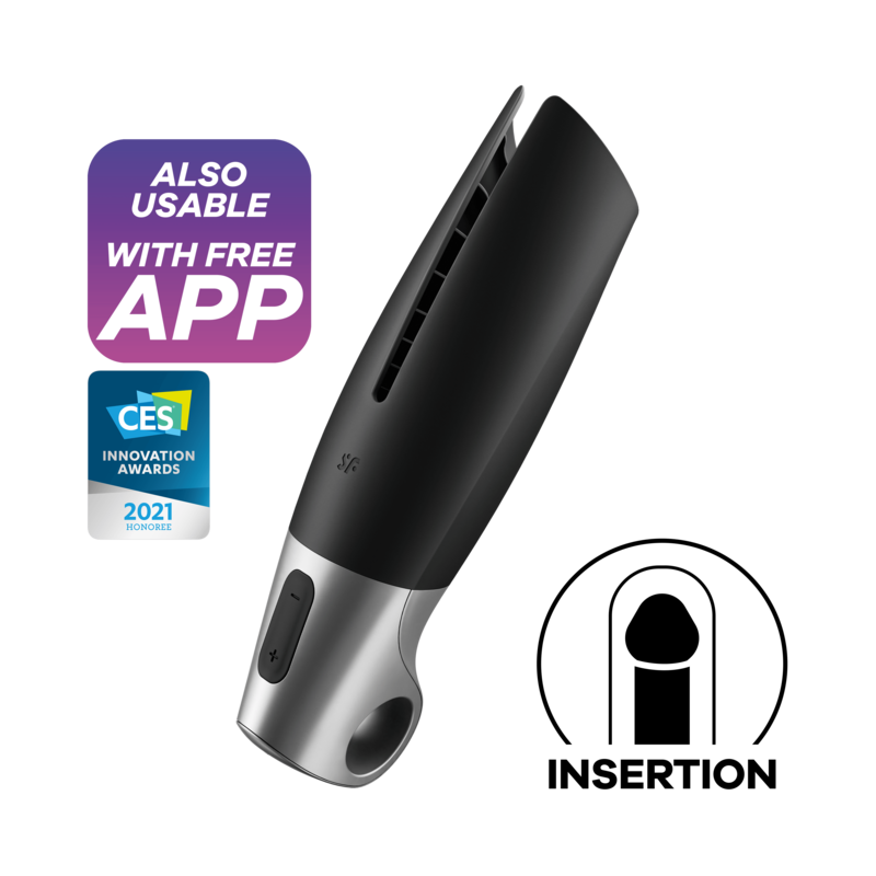 SATISFYER – POWER MASTURBATOR BLACK