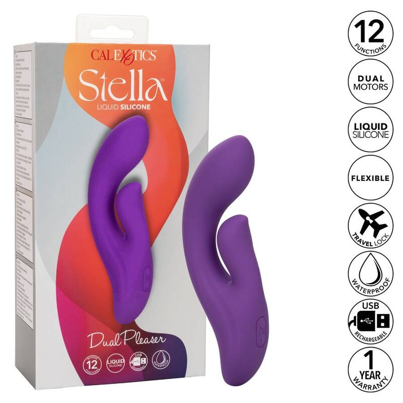 CALEXOTICS – STELLA DUAL PLEASER VIOLET