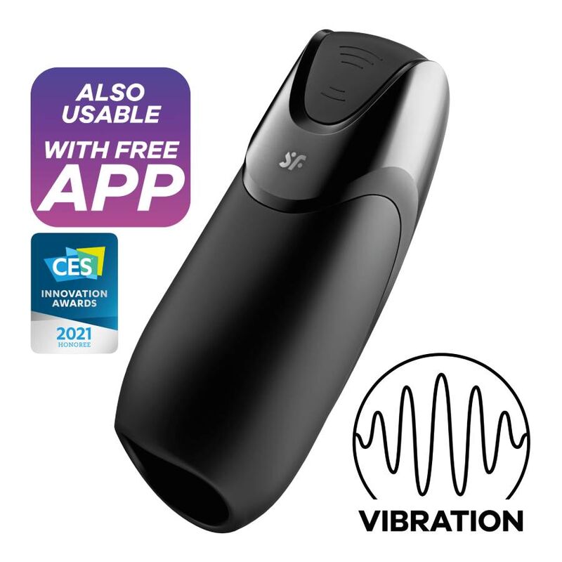 SATISFYER – MEN VIBRATION+ BLACK