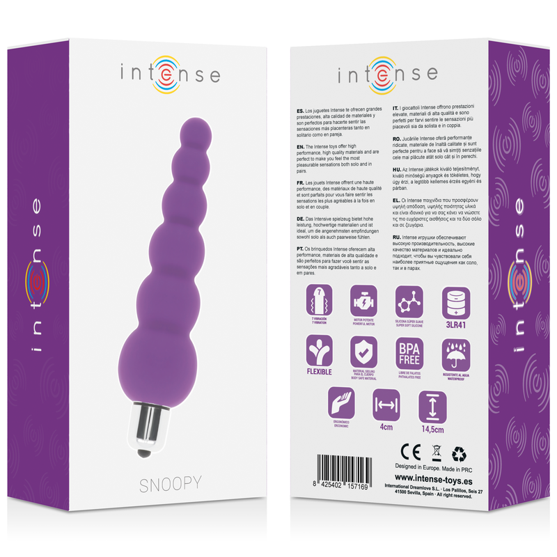 INTENSE - SNOOPY 7 SPEEDS SILICONE LILAC - Image 4