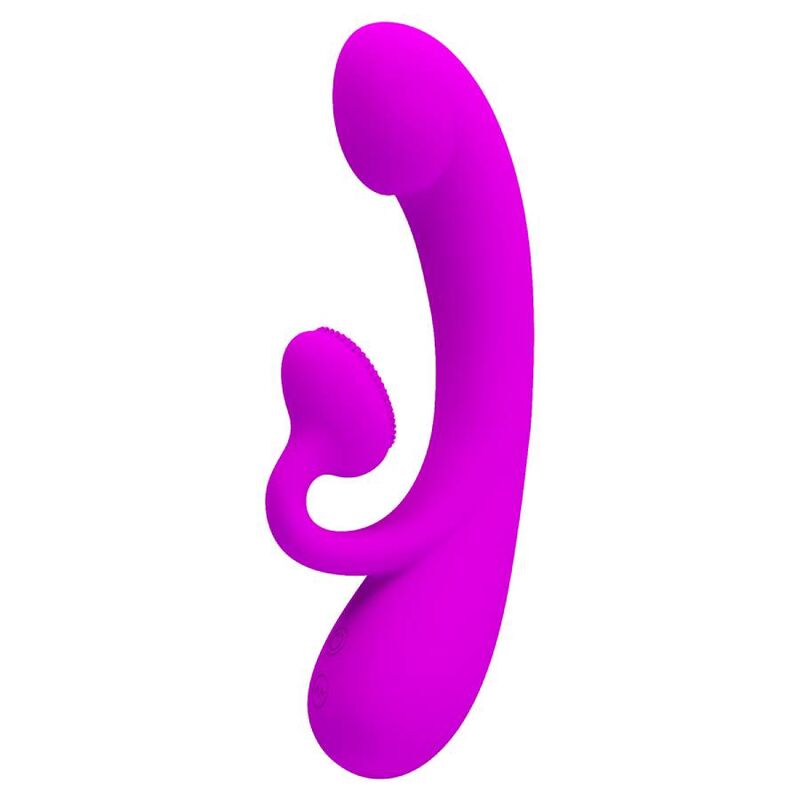 PRETTY LOVE – SINCERE VIBRATOR AND CLITORAL STIMULATING WAVES PURPLE SILICONE