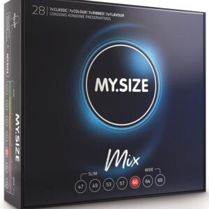 MY SIZE – MIX CONDOMS 60 MM 28 UNITS