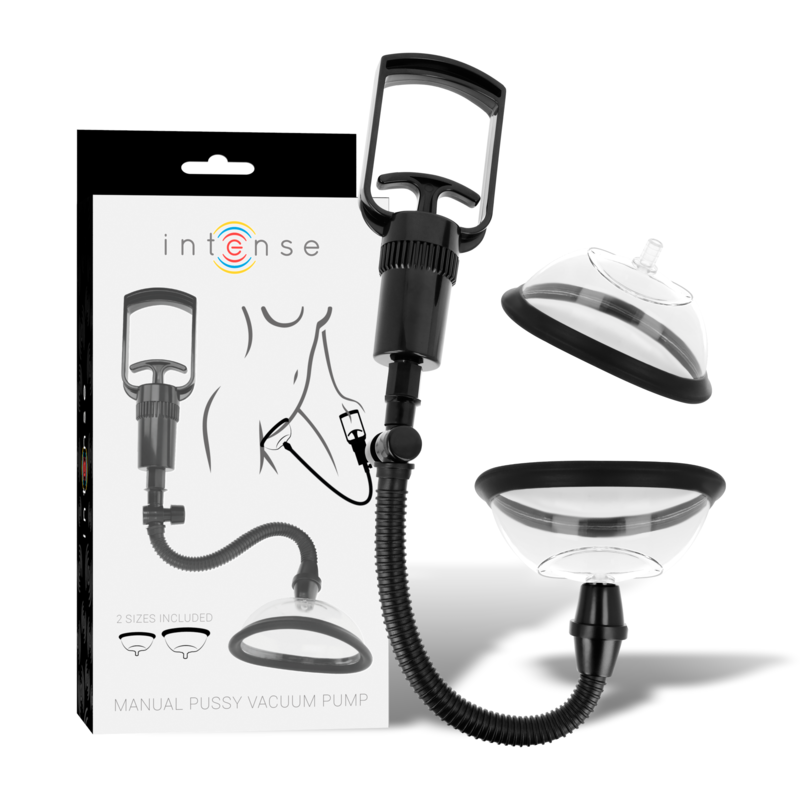INTENSE – PUMP VAGINAL MANUAL PUMP WITH TWO INTERCHANGEABLE CUPS