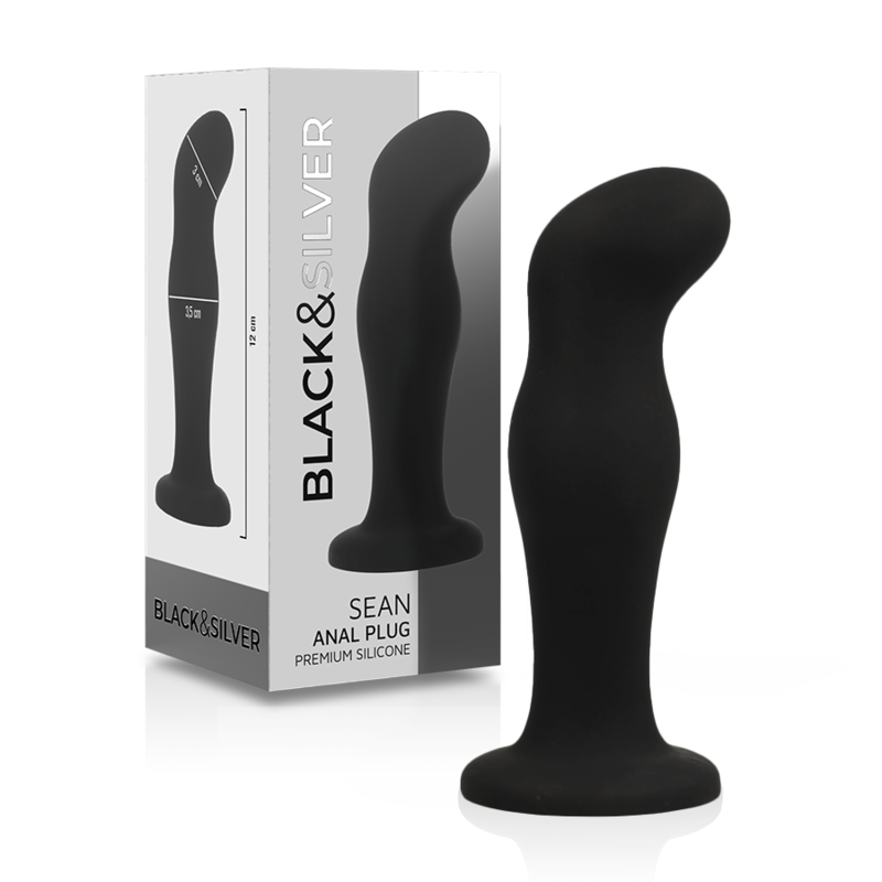 BLACKSILVER – SEAN PLUG ANAL PREMIUM SILICONE BLACK