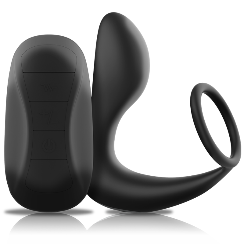 BLACKSILVER - REMOTE CONTROL ANAL MASSAGER RECHARGEABLE SILICONE BLACK - Image 5